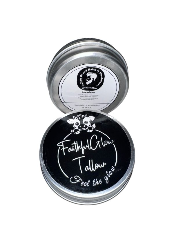 Tallow Beard Balm “Citrus Fresh” (2 fl oz)